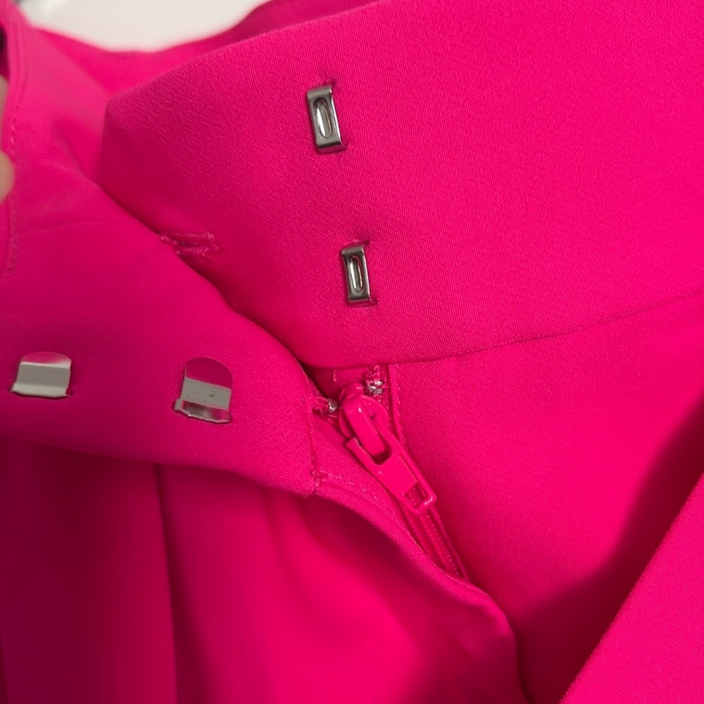 Vince Camuto Hot Pink Wide-Leg Cropped Pants, Size 20 - Picture 7 of 11